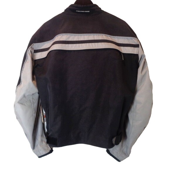 FieldSheer Motorcycle Sz XL Racing Jacket Armored Men's Black Gray - Picture 3 of 8